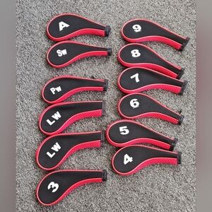 Black and Red Club Cover Set with Numbered For Children *NEVER USED*